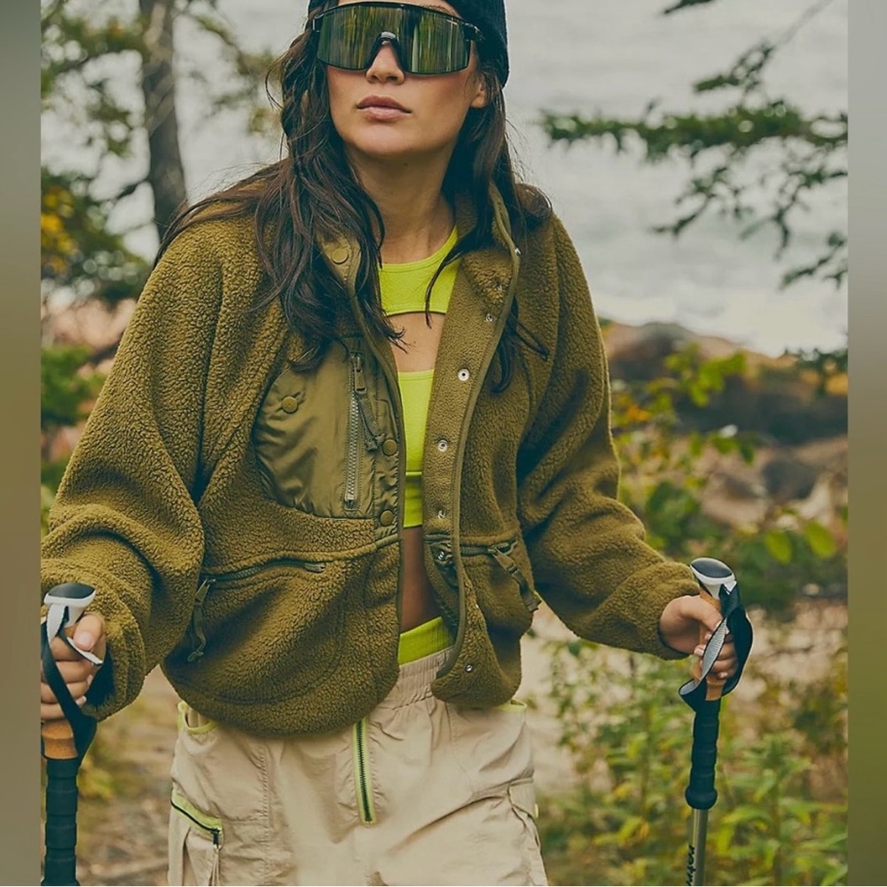 FP Movement by Free People Olive Green Jacket